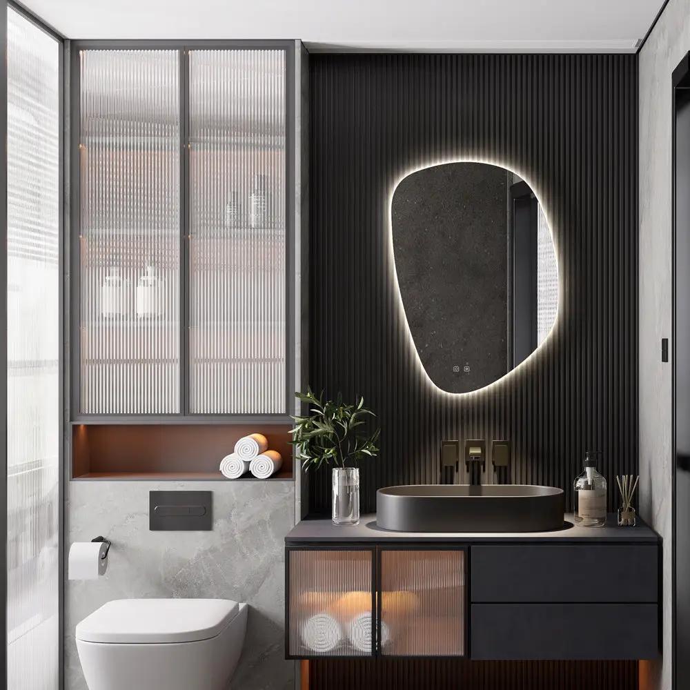 lit mirror