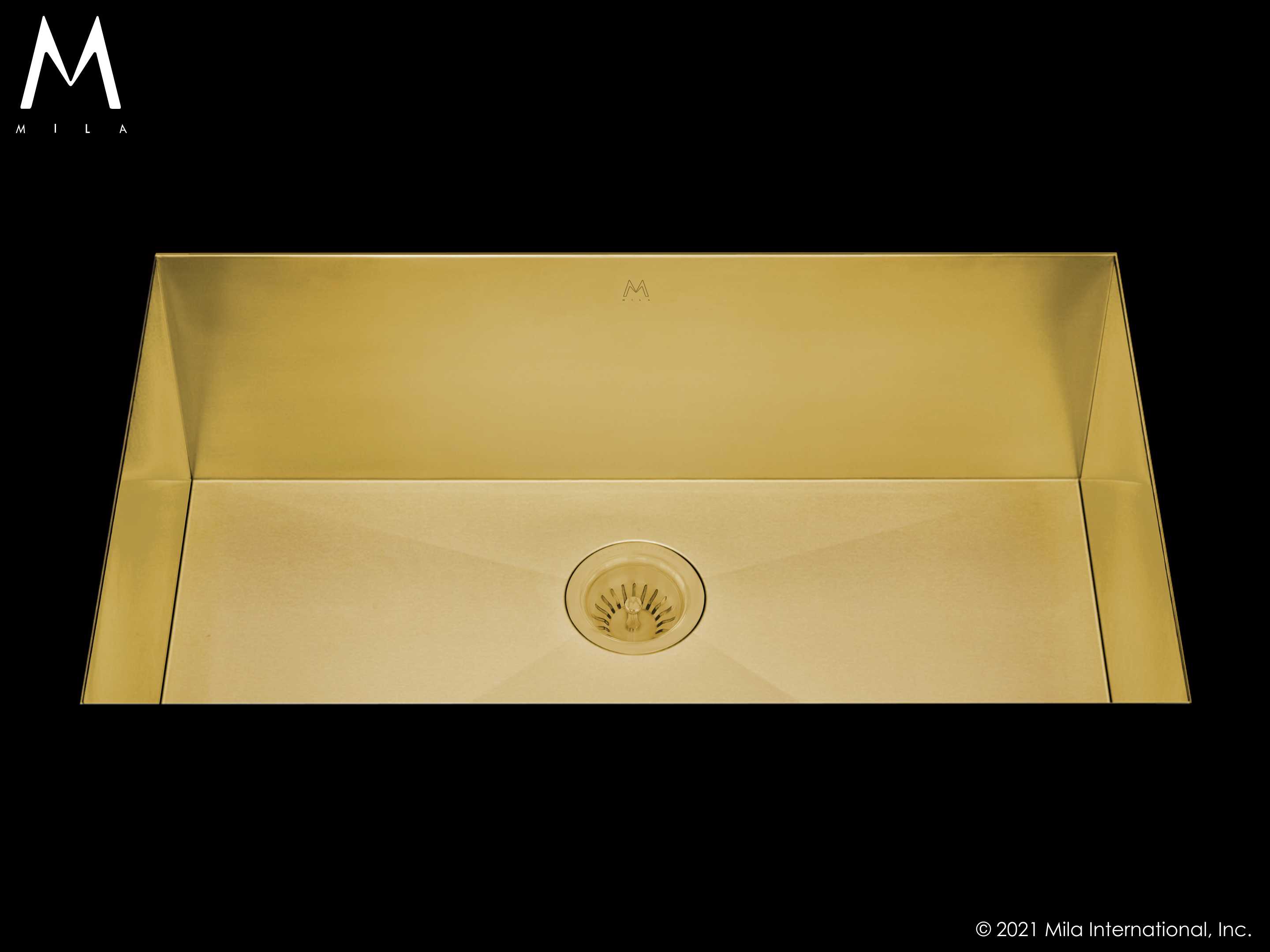 MILA FLATIRON Single Bowl Under Mount 31 x 18.5 Kitchen Sink