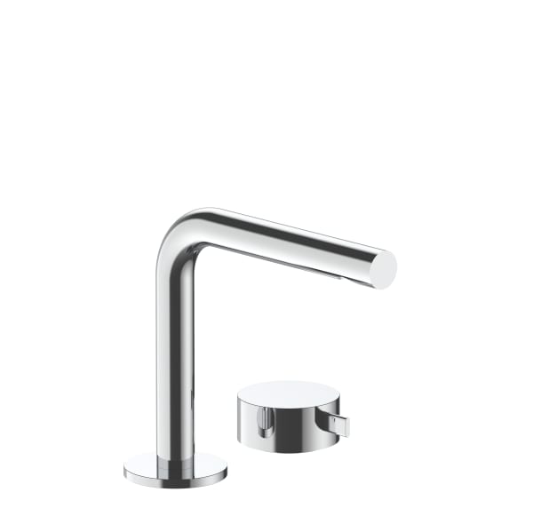 chrome washbasin mixer