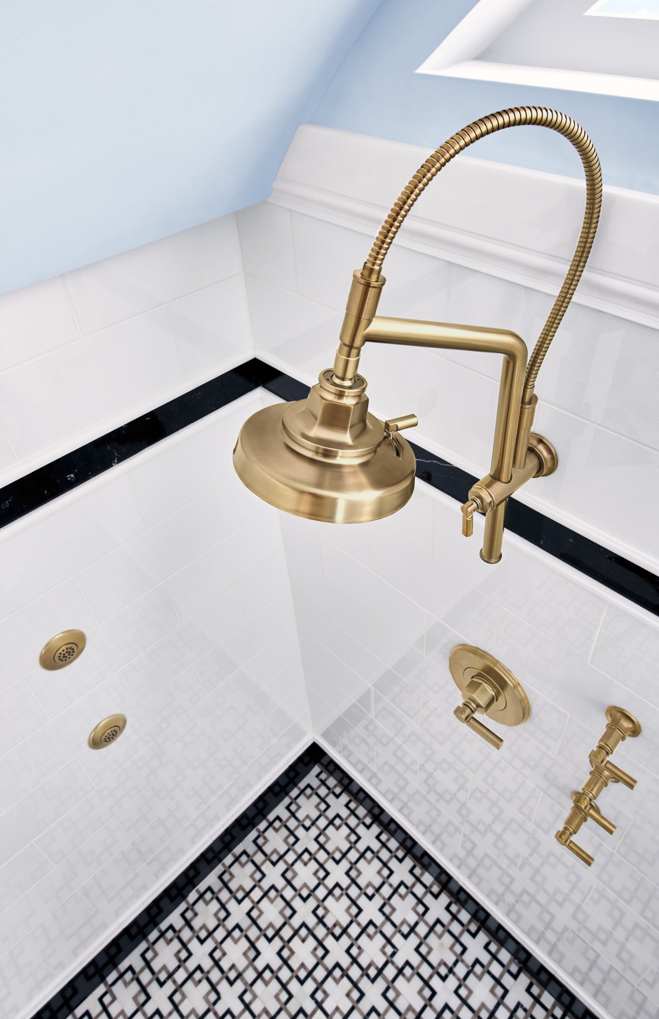 luxe gold thermostatic valve