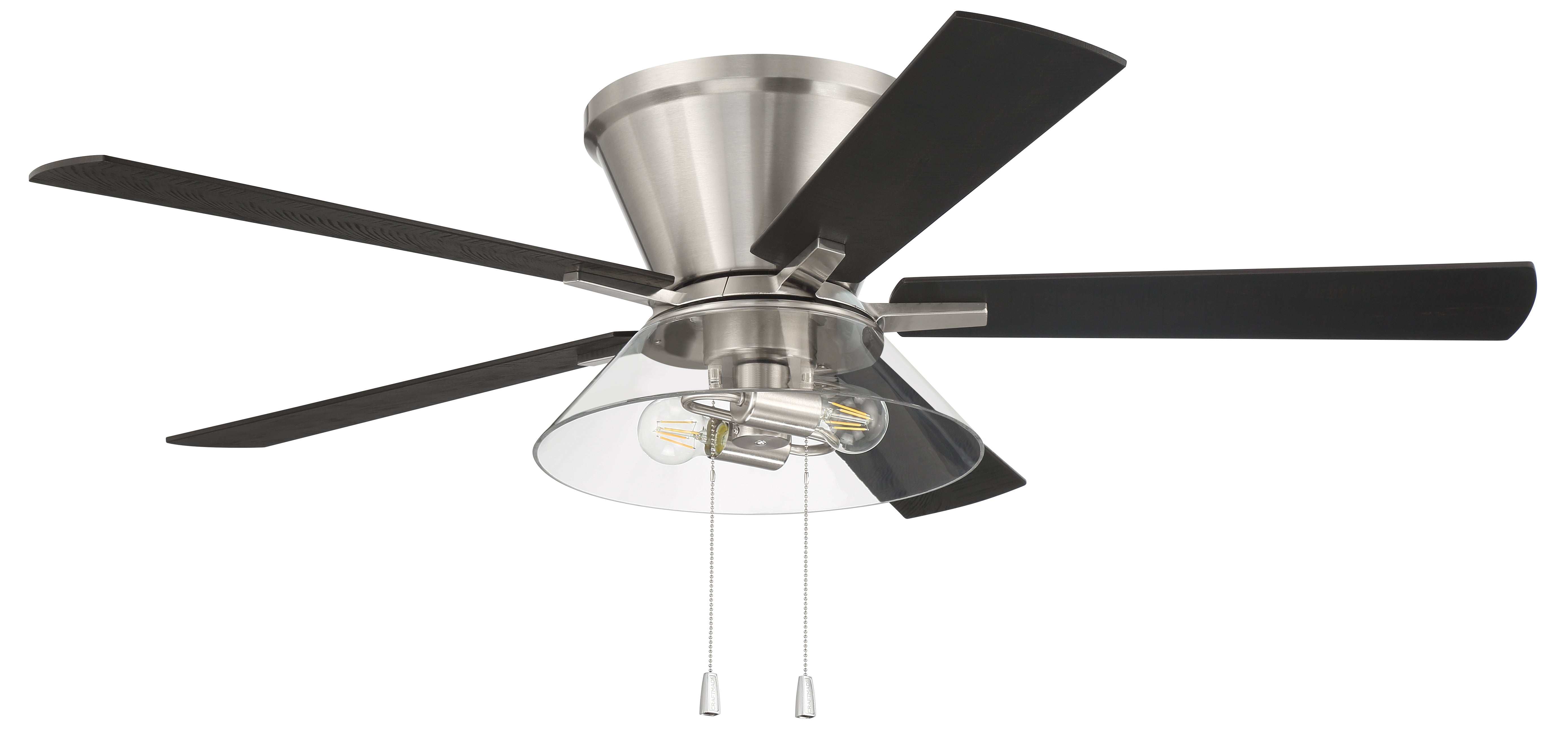 brushed polished nickel ceiling fans