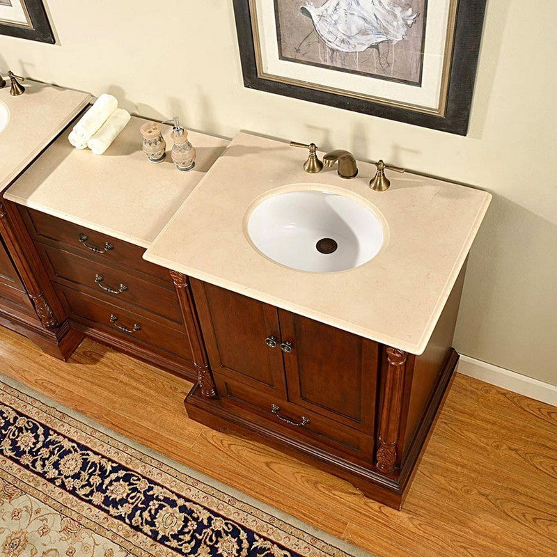 walnut vanity