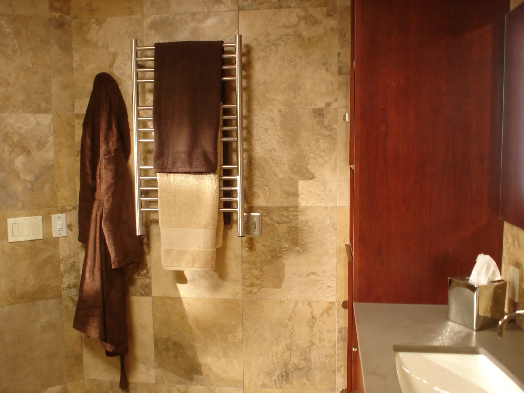 brushed towel warmers