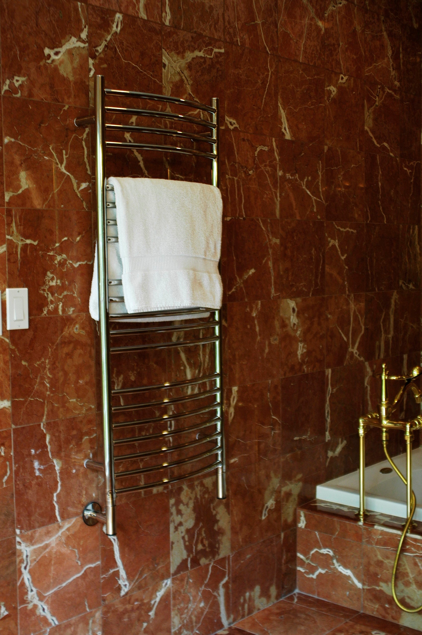 polished towel warmers