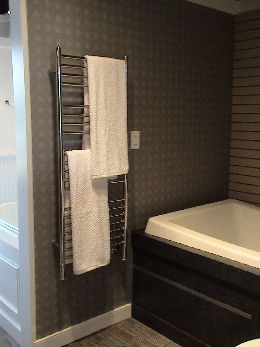 polished towel warmers