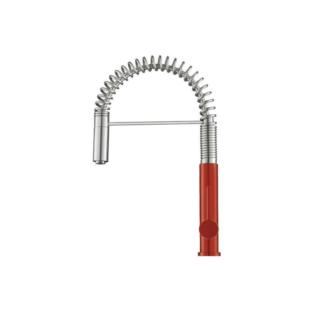 Flusso Dixie - Semi-Professional Dual Spray Stainless Steel Kitchen Faucet with Pull Out by Flusso