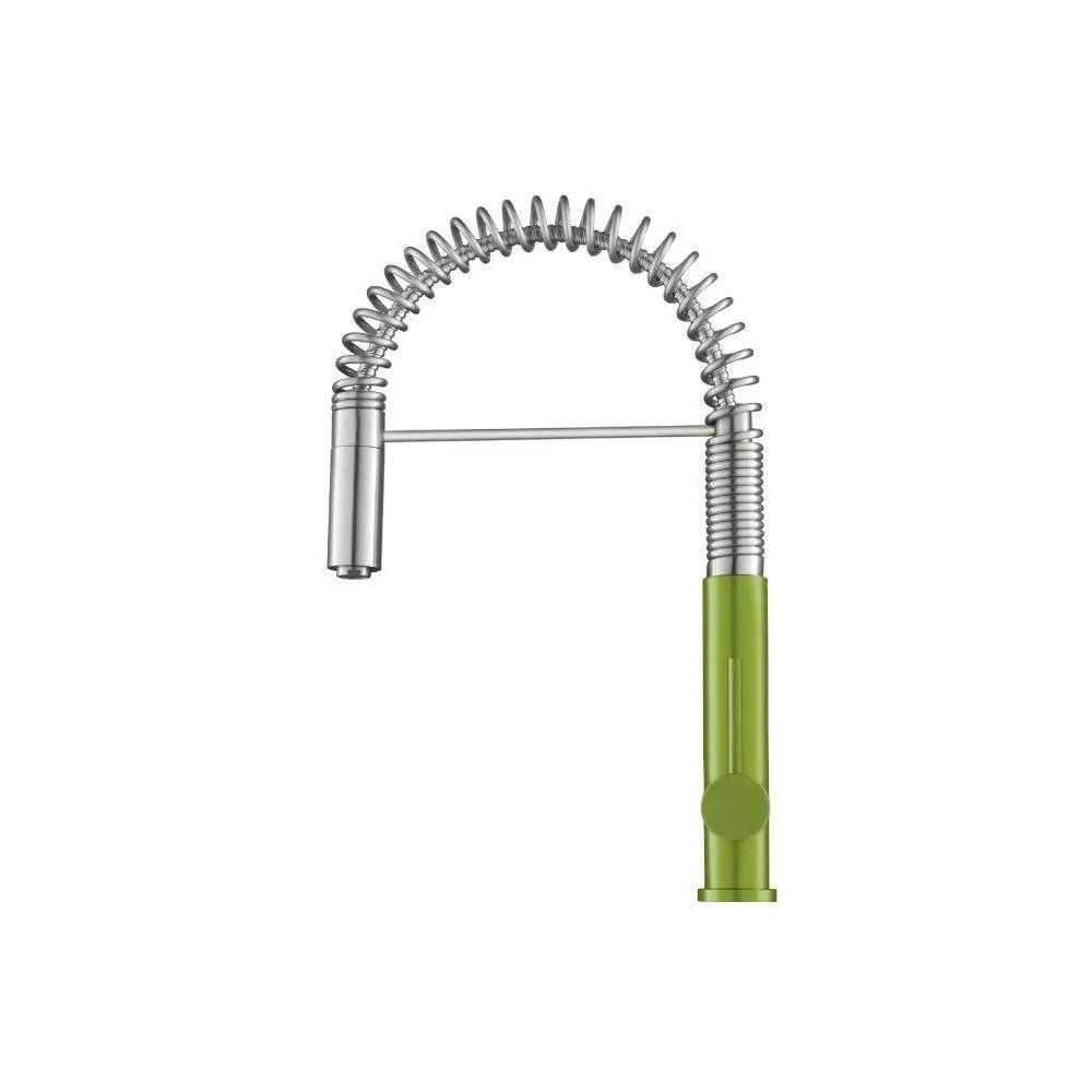 Flusso Dixie - Semi-Professional Dual Spray Stainless Steel Kitchen Faucet with Pull Out by Flusso