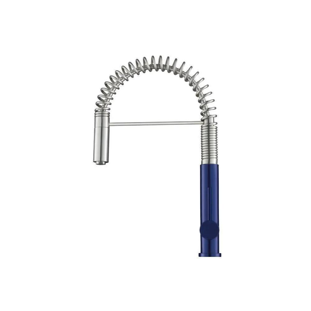 Flusso Dixie - Semi-Professional Dual Spray Stainless Steel Kitchen Faucet with Pull Out by Flusso