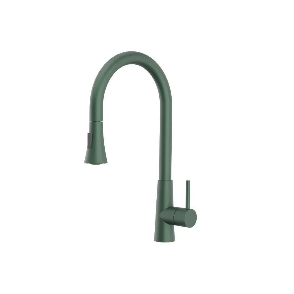 Flusso Zest - Dual Spray Stainless Steel Kitchen Faucet with Pull Out by Flusso