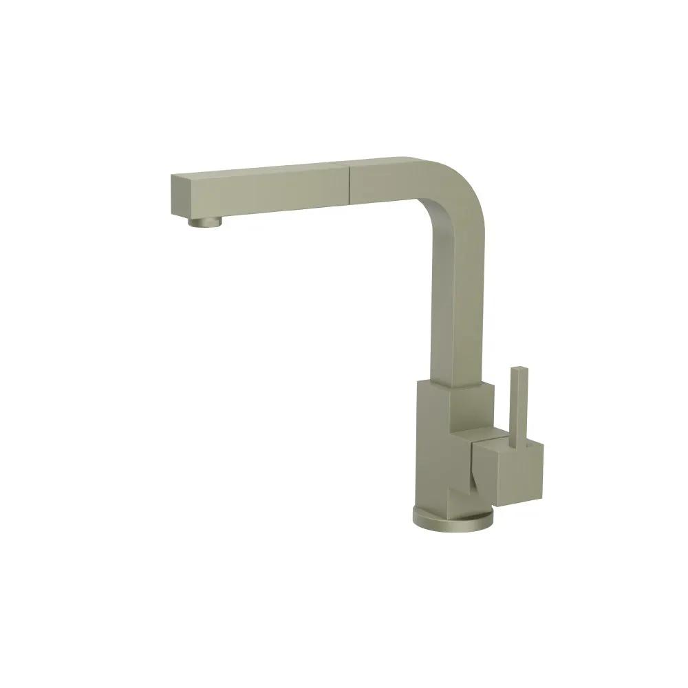 Flusso Deus - Dual Spray Stainless Steel Kitchen Faucet with Pull Out by Flusso