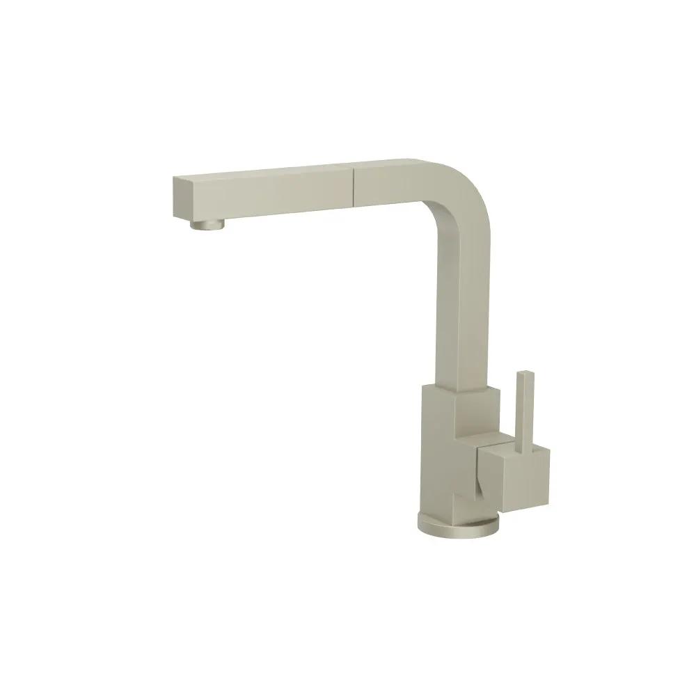 Flusso Deus - Dual Spray Stainless Steel Kitchen Faucet with Pull Out by Flusso
