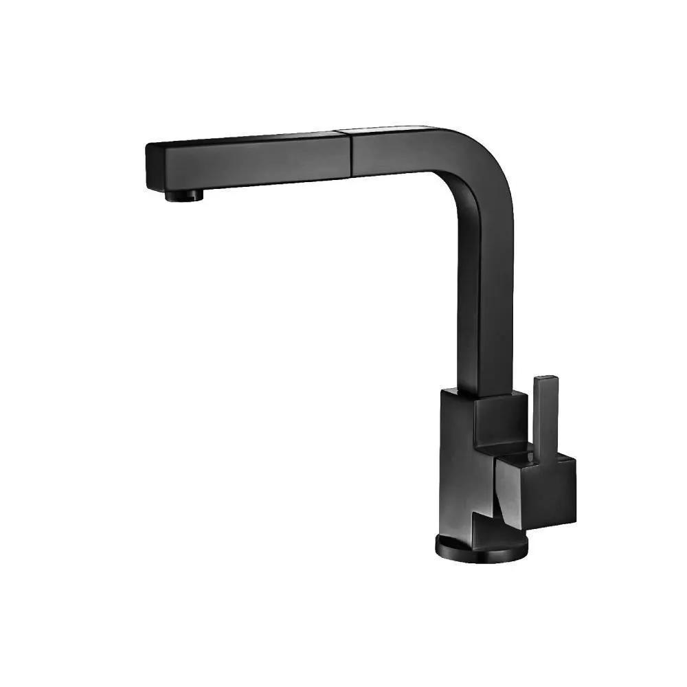 Flusso Deus - Dual Spray Stainless Steel Kitchen Faucet with Pull Out by Flusso