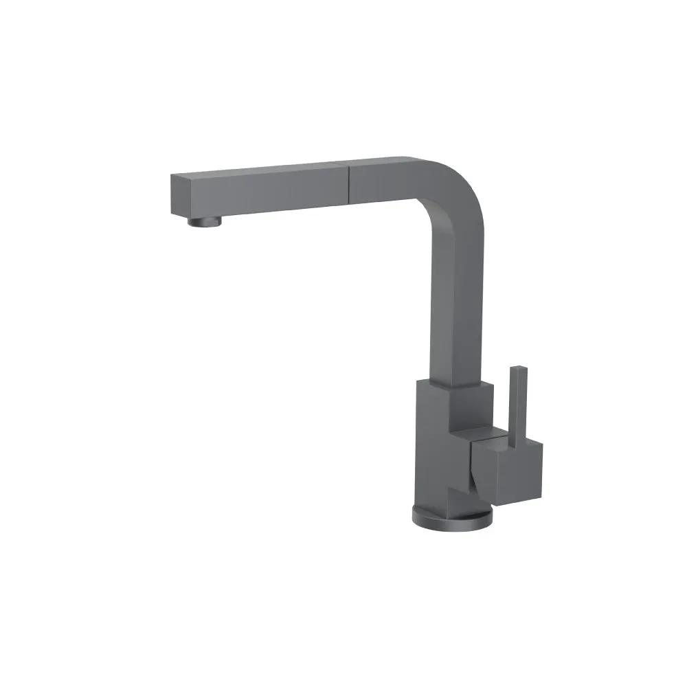 Flusso Deus - Dual Spray Stainless Steel Kitchen Faucet with Pull Out by Flusso