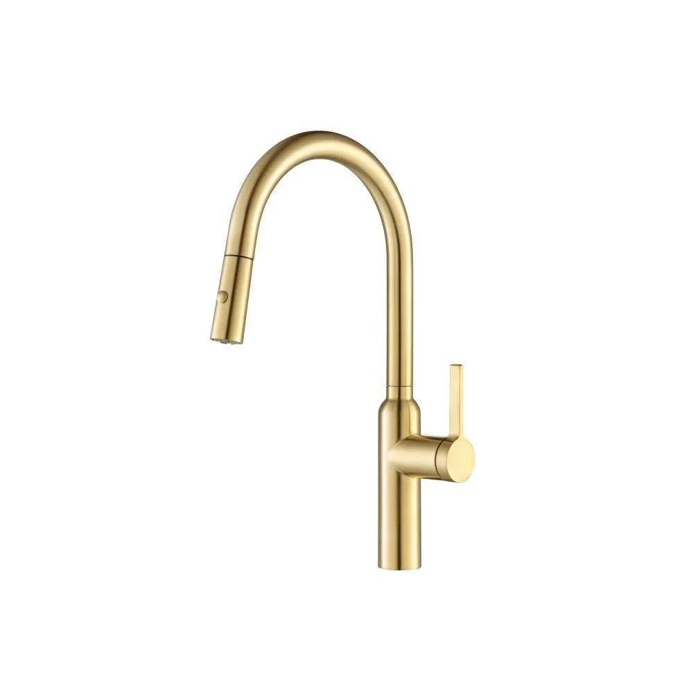 Flusso Ziel - Dual Spray Stainless Steel Kitchen Faucet with Pull Out by Flusso