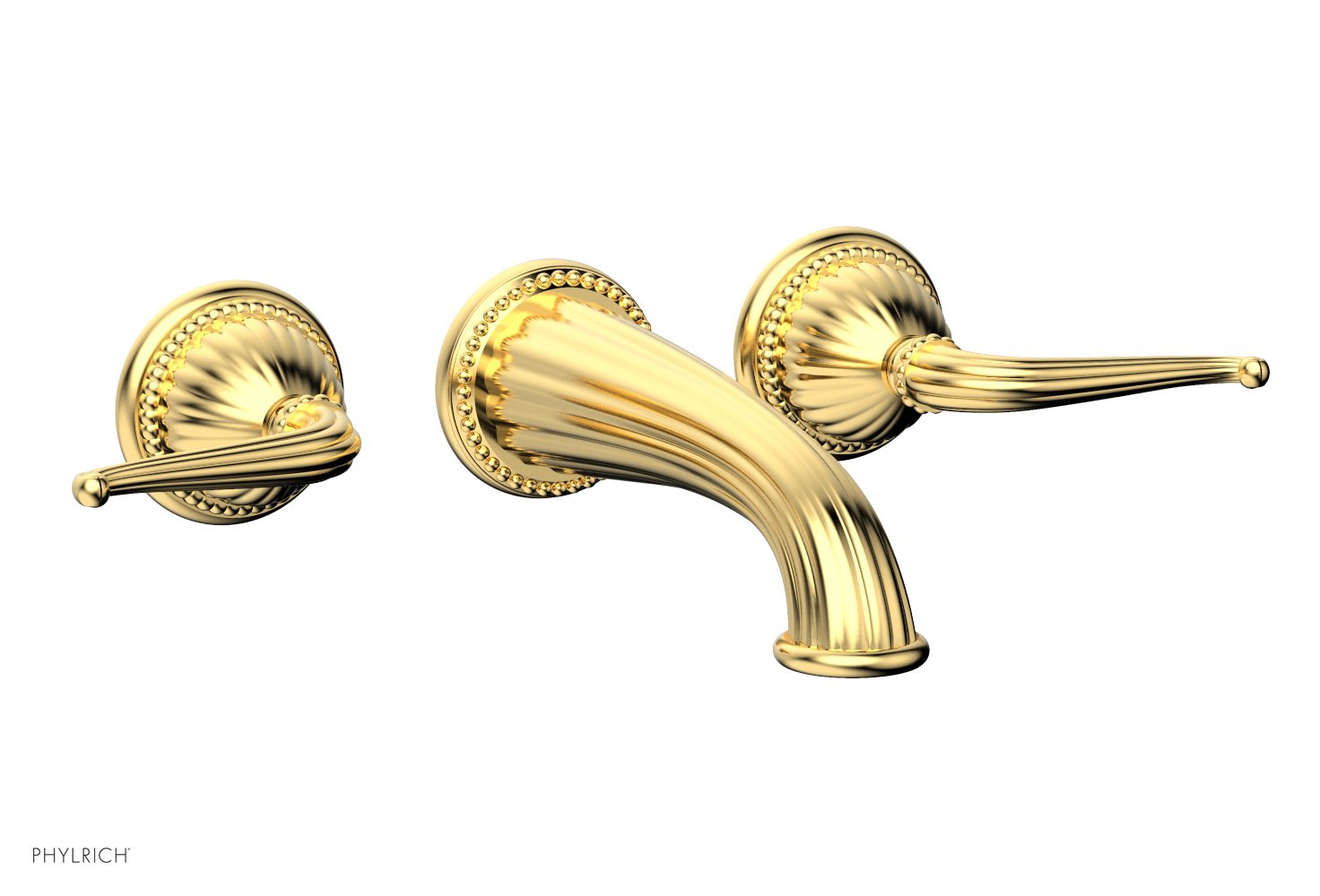 Phylrich GEORGIAN & BARCELONA Wall Tub Set - Lever Handles