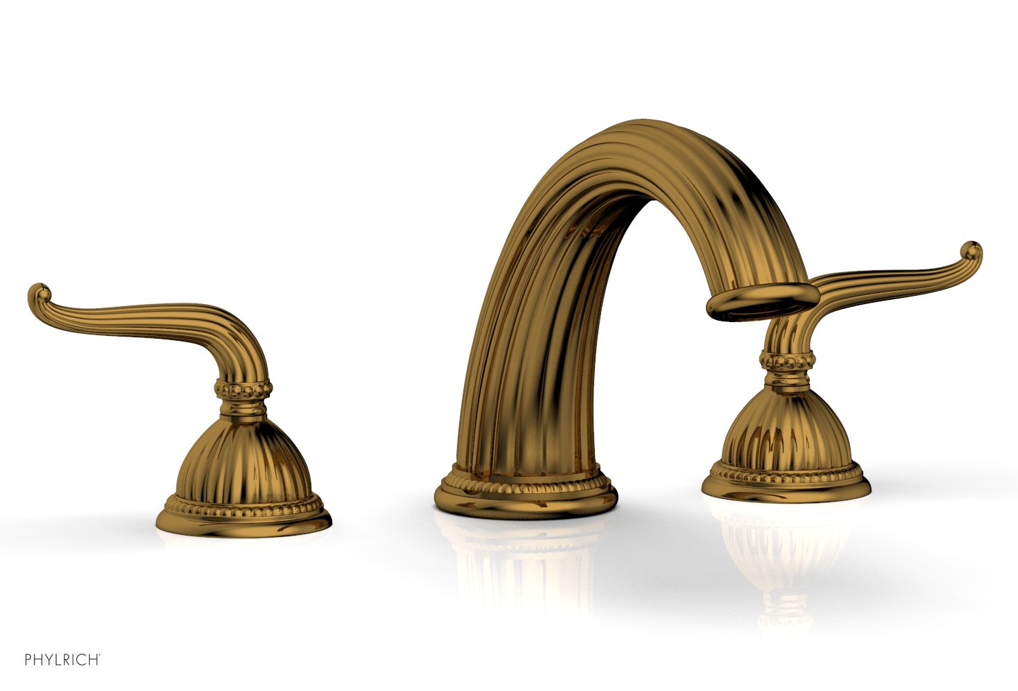 Phylrich GEORGIAN & BARCELONA Deck Tub Set - Lever Handles