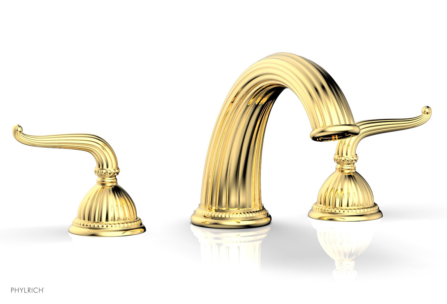 Phylrich GEORGIAN & BARCELONA Deck Tub Set - Lever Handles