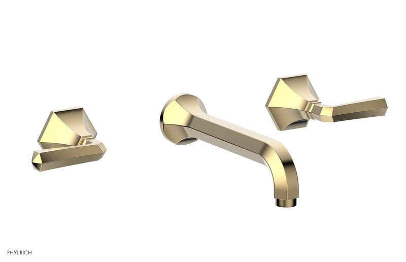 Phylrich LE VERRE & LA CROSSE Wall Tub Set - Lever Handles