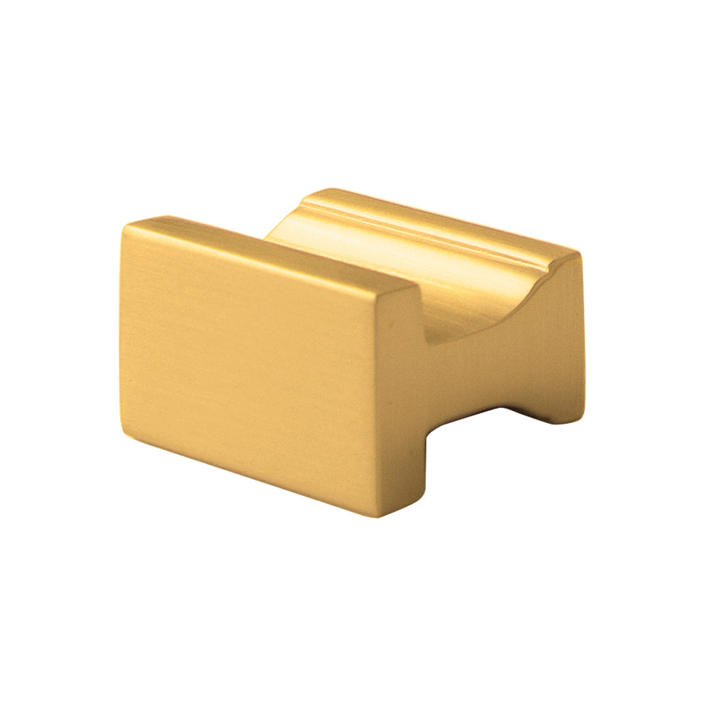 brushed gold door pull