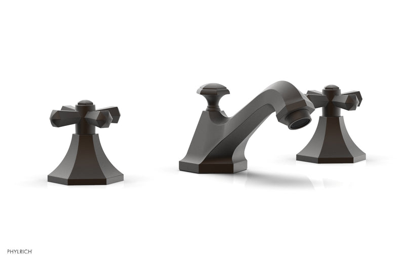 Phylrich LE VERRE & LA CROSSE Widespread Faucet - Cross Handles