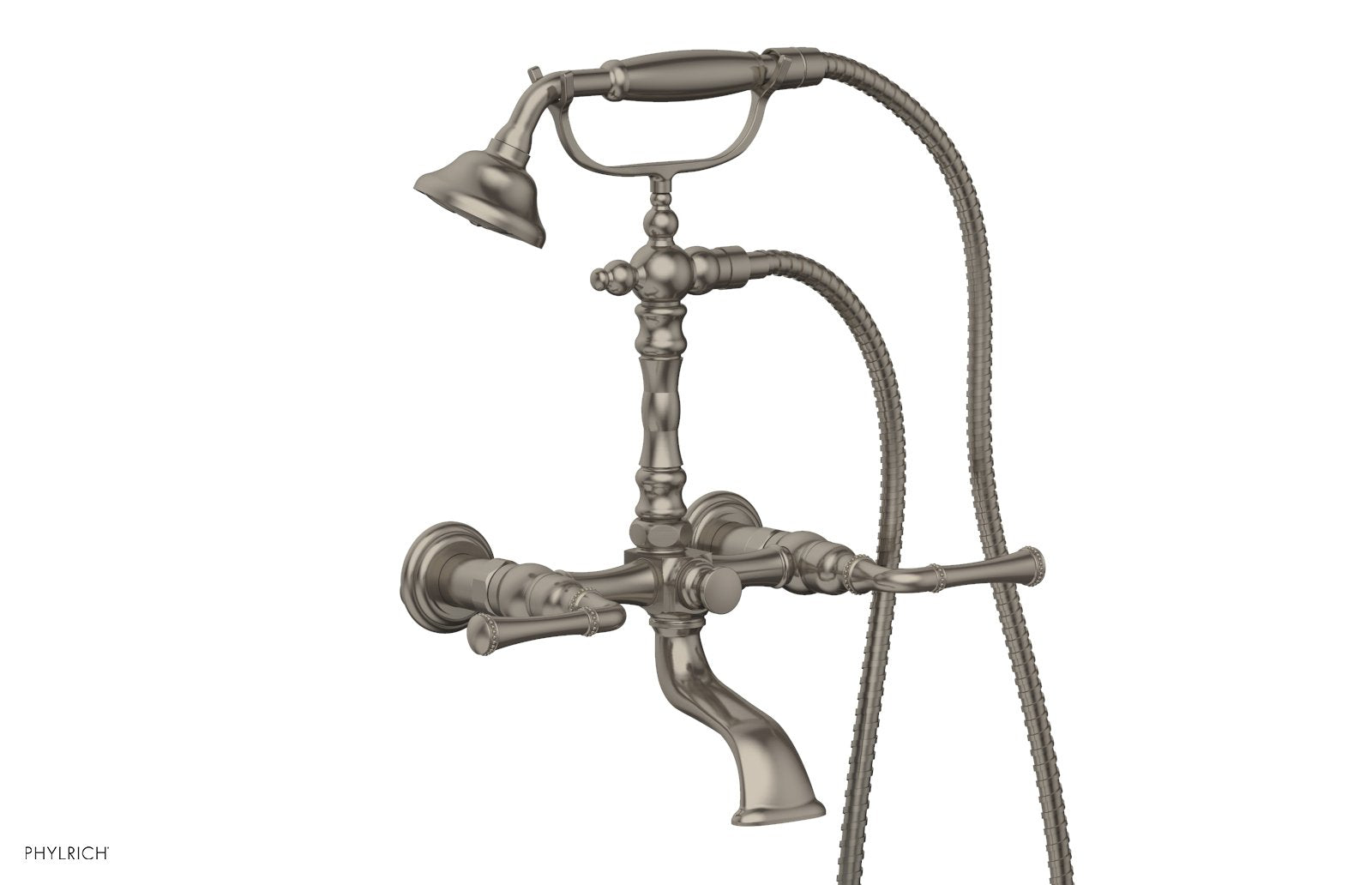 Phylrich BEADED Exposed Tub & Hand Shower - Lever Handle