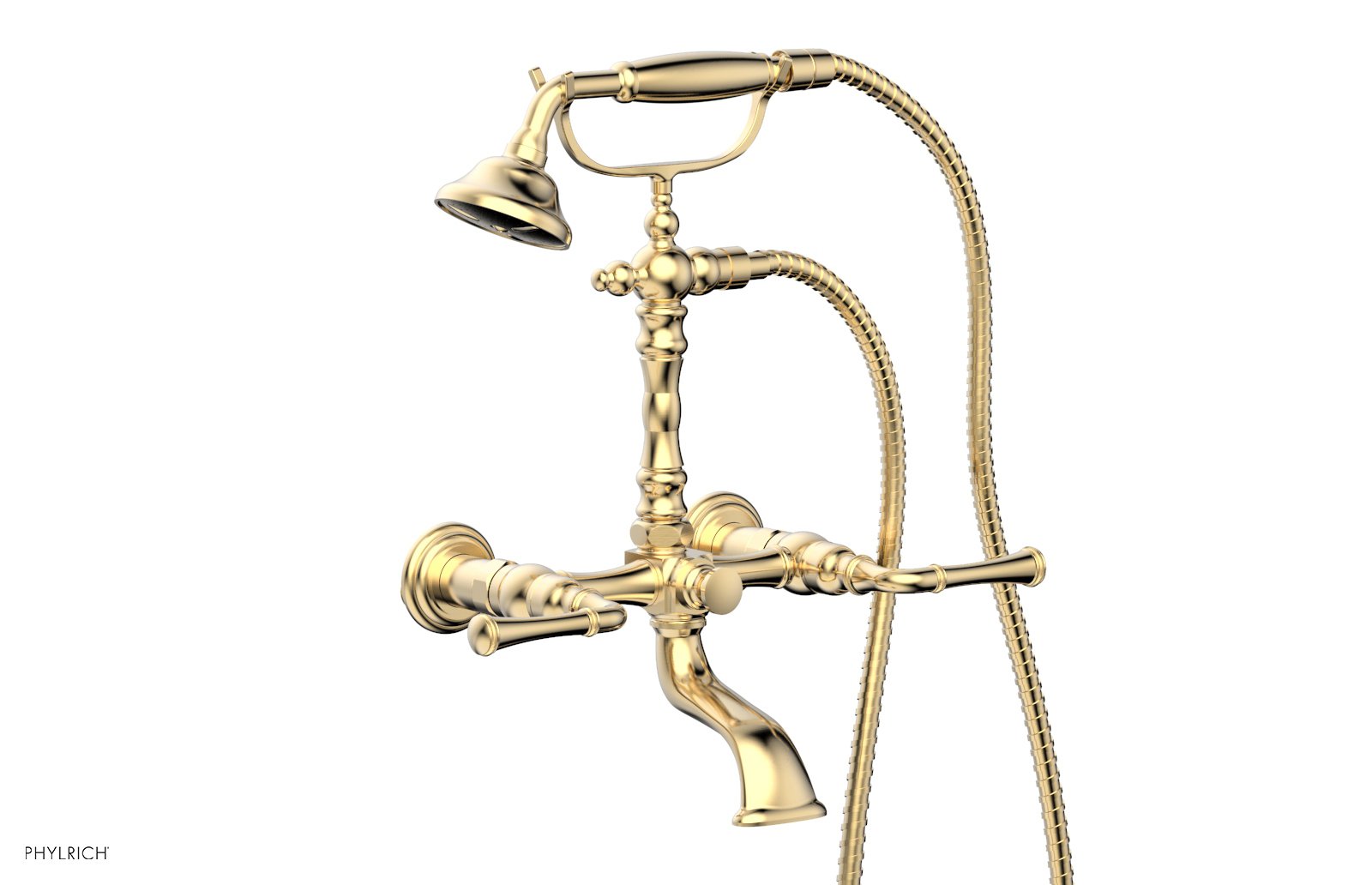 Phylrich COINED Exposed Tub & Hand Shower - Lever Handle