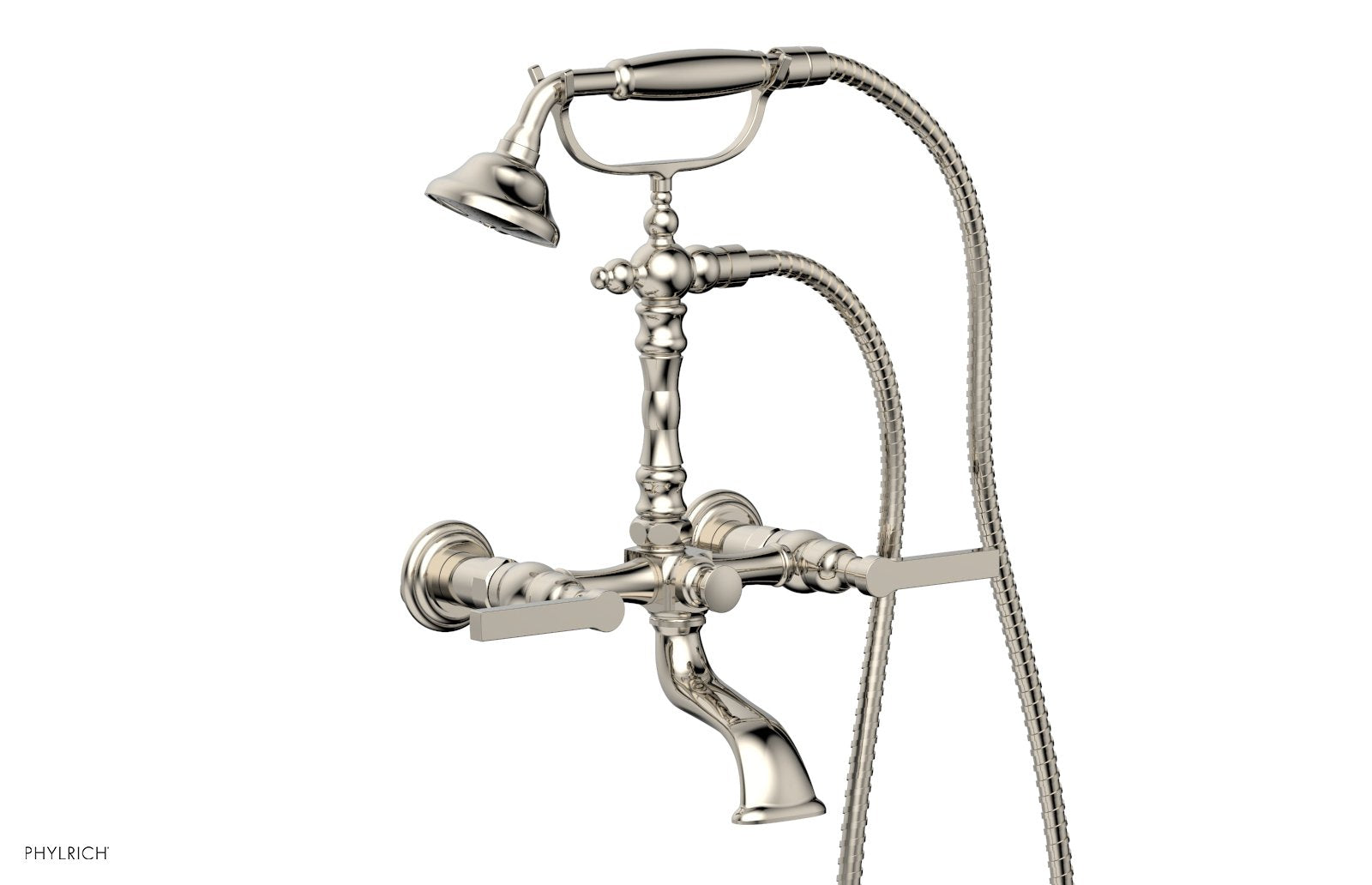 Phylrich HEX MODERN Exposed Tub & Hand Shower - Lever Handle