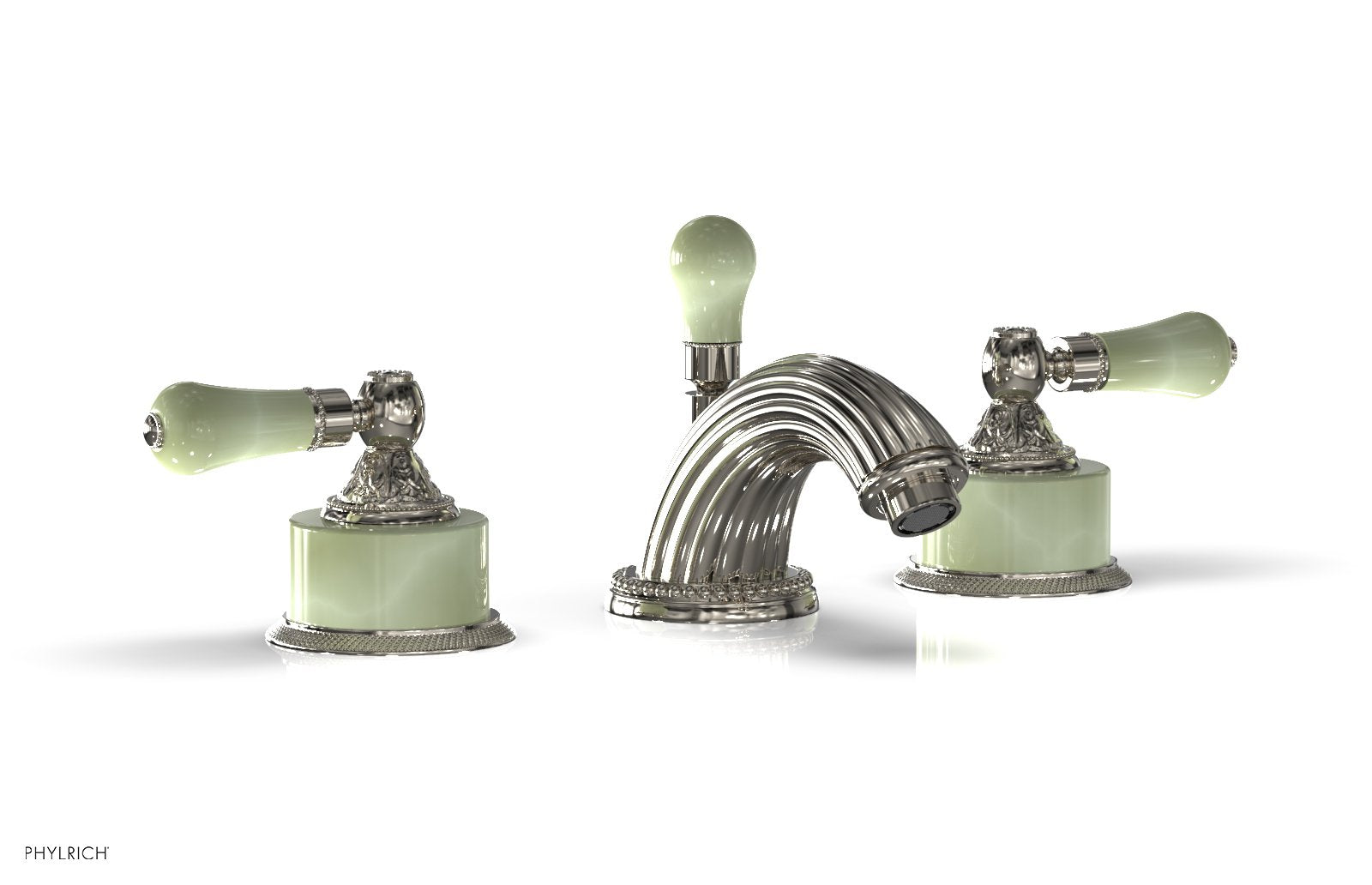 Phylrich VERSAILLES Widespread Faucet - Green Onyx