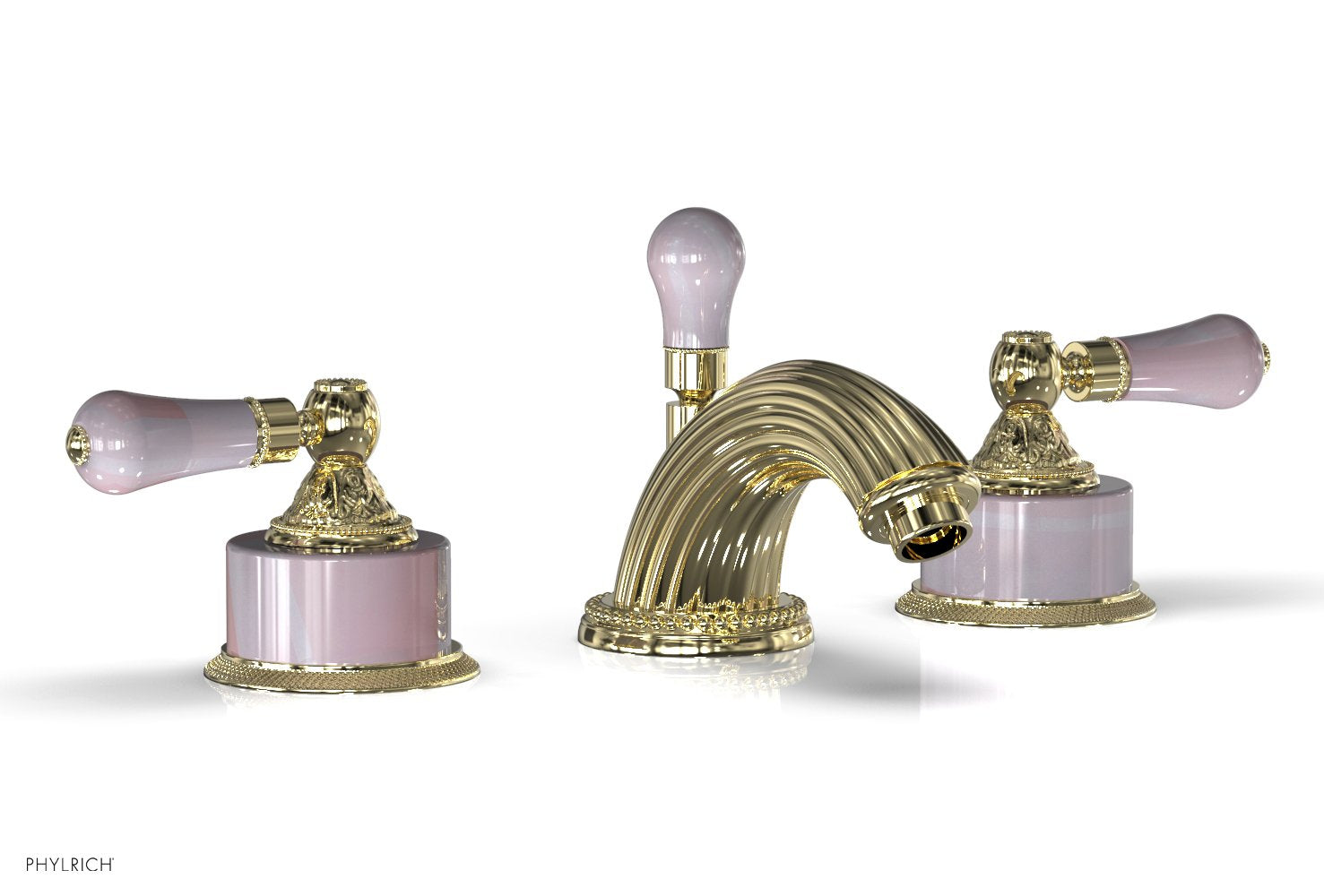 Phylrich VERSAILLES Widespread Faucet - Pink Onyx