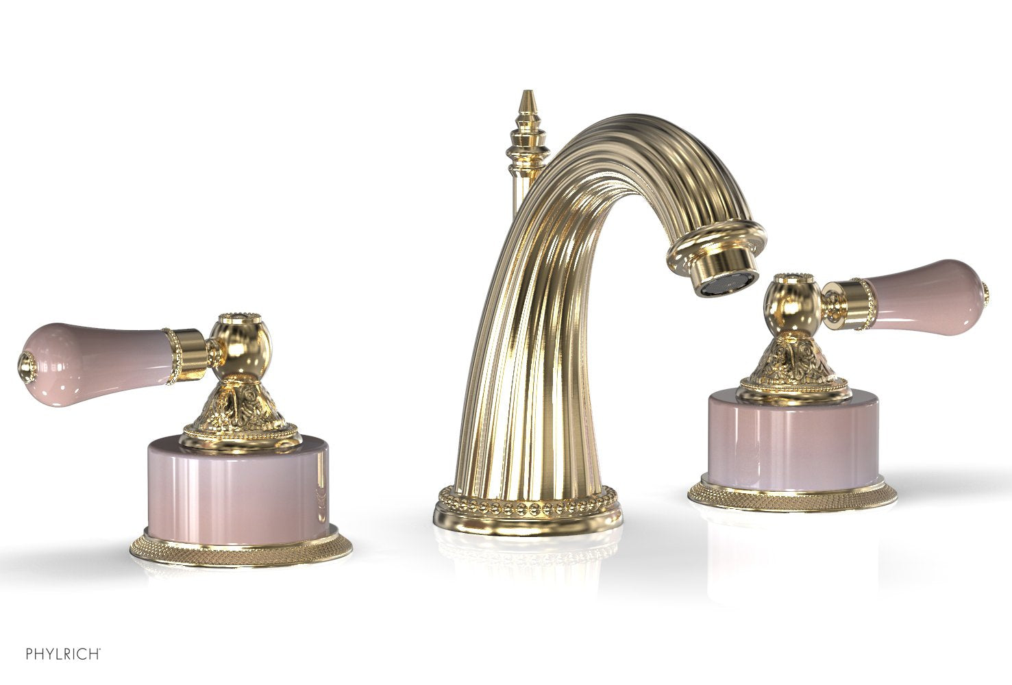 Phylrich VERSAILLES Widespread Faucet - Pink Onyx