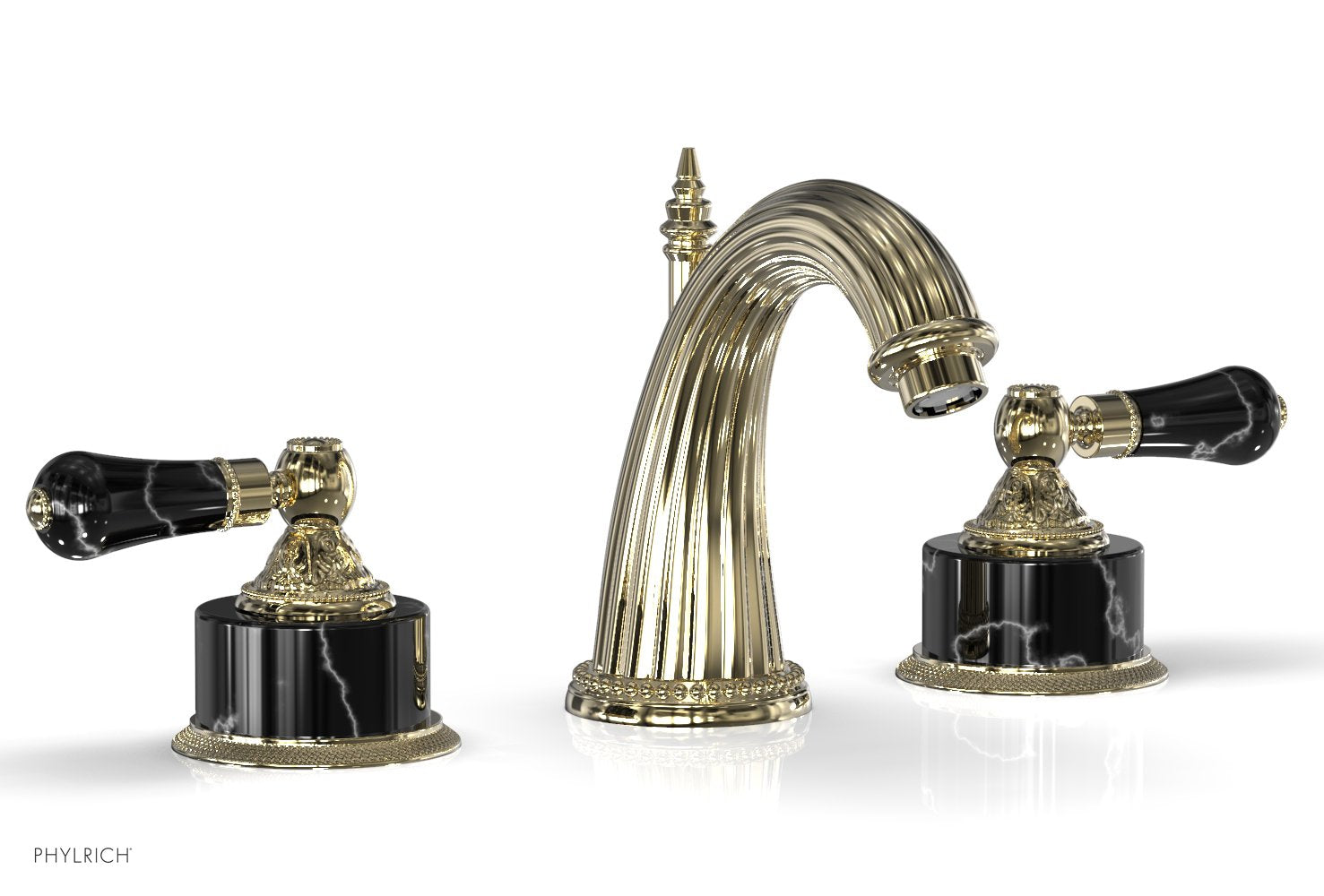 Phylrich VERSAILLES Widespread Faucet - Frienze Black Onyx