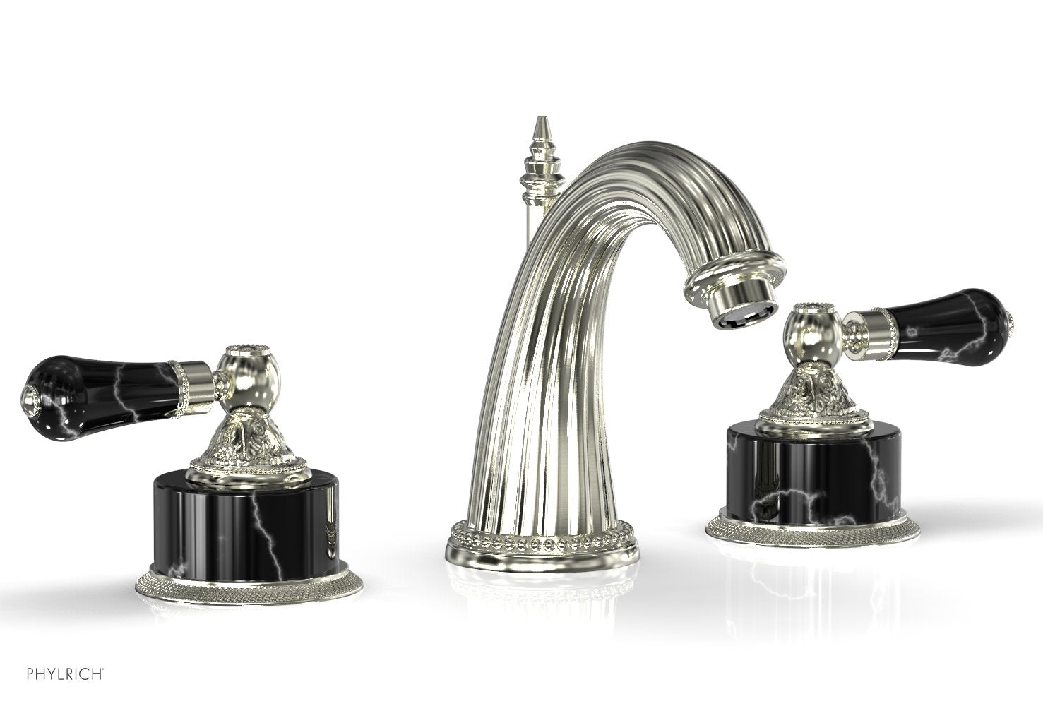 Phylrich VERSAILLES Widespread Faucet - Frienze Black Onyx