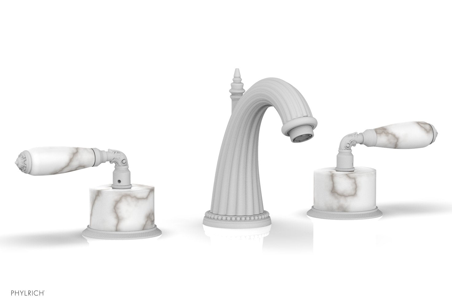 Phylrich VALENCIA Widespread Faucet White Marble