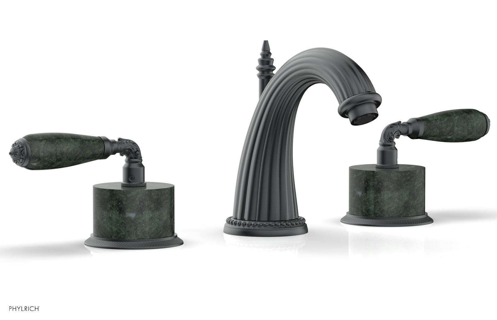 Phylrich VALENCIA Widespread Faucet Green Marble