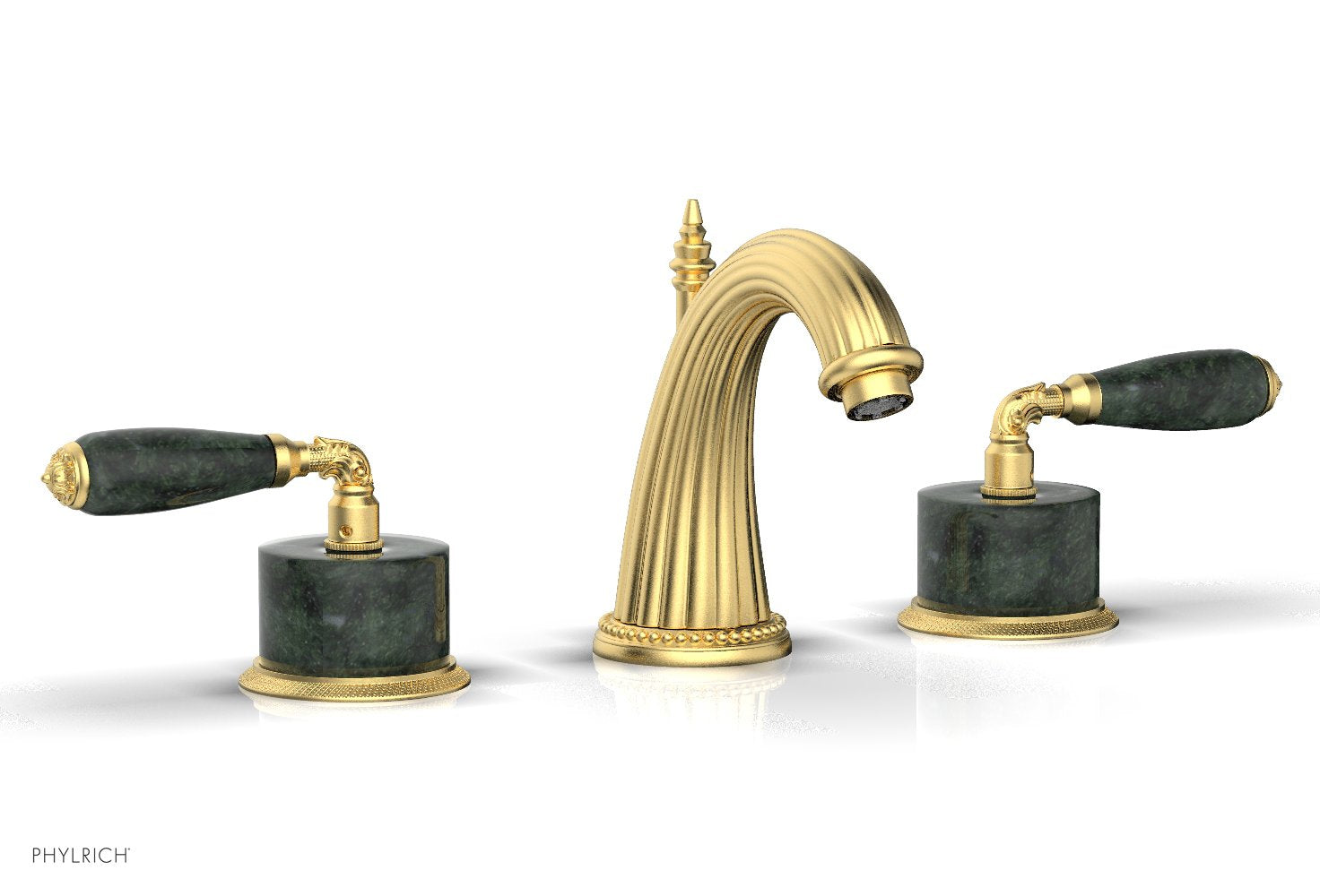 Phylrich VALENCIA Widespread Faucet Green Marble