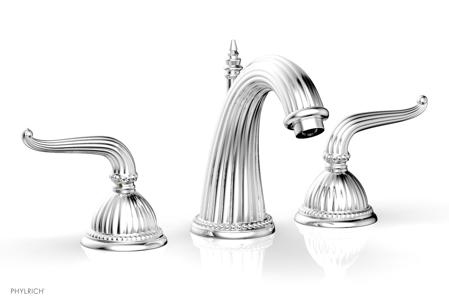 polished chrome faucet