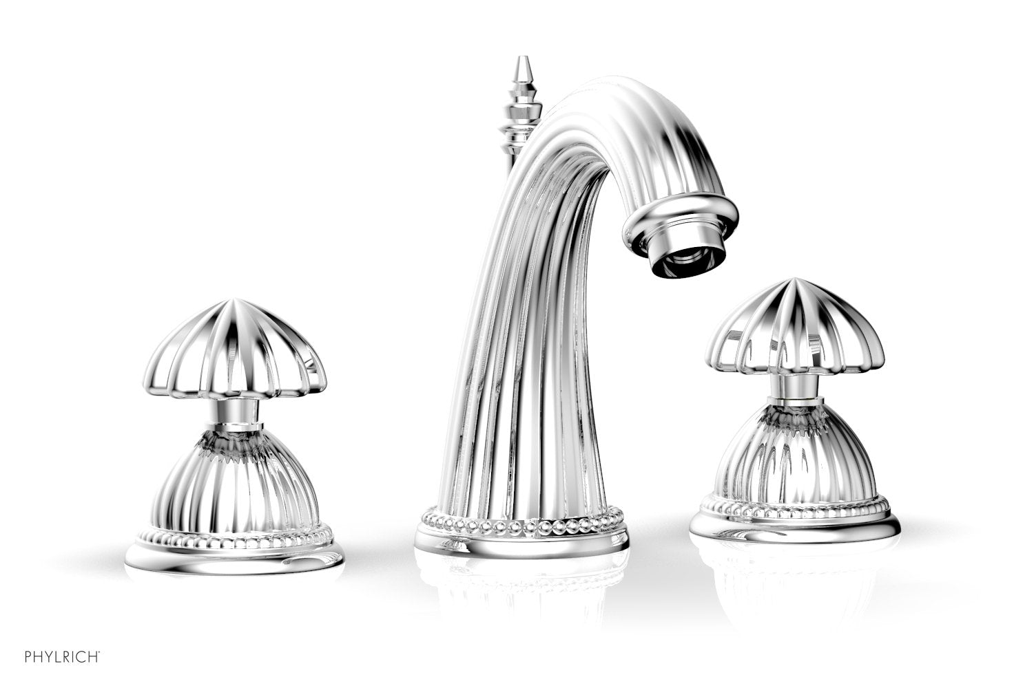 polished chrome faucet