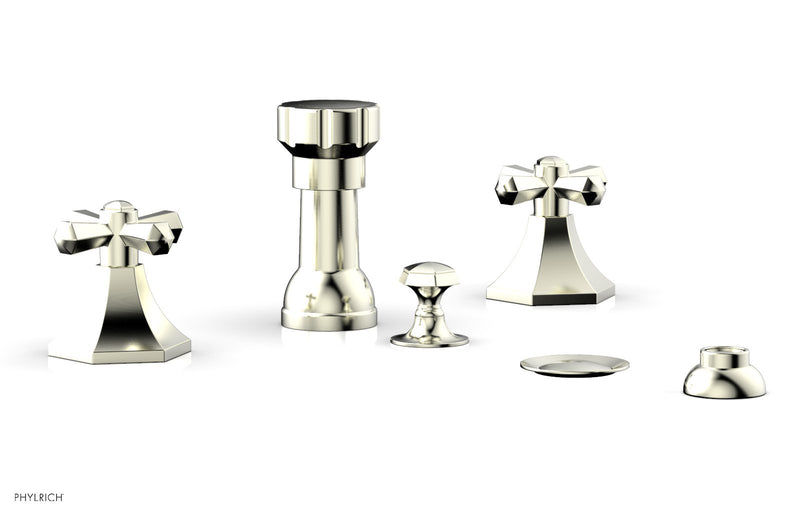 Phylrich LE VERRE & LA CROSSE Four Hole Bidet Set