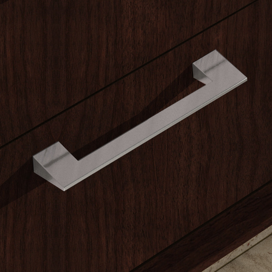 brushed gold door pull