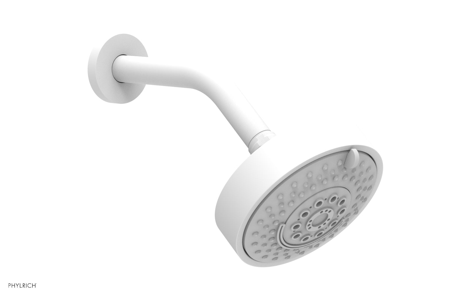 Phylrich 5" Contemporary Shower Head - 4 Functions