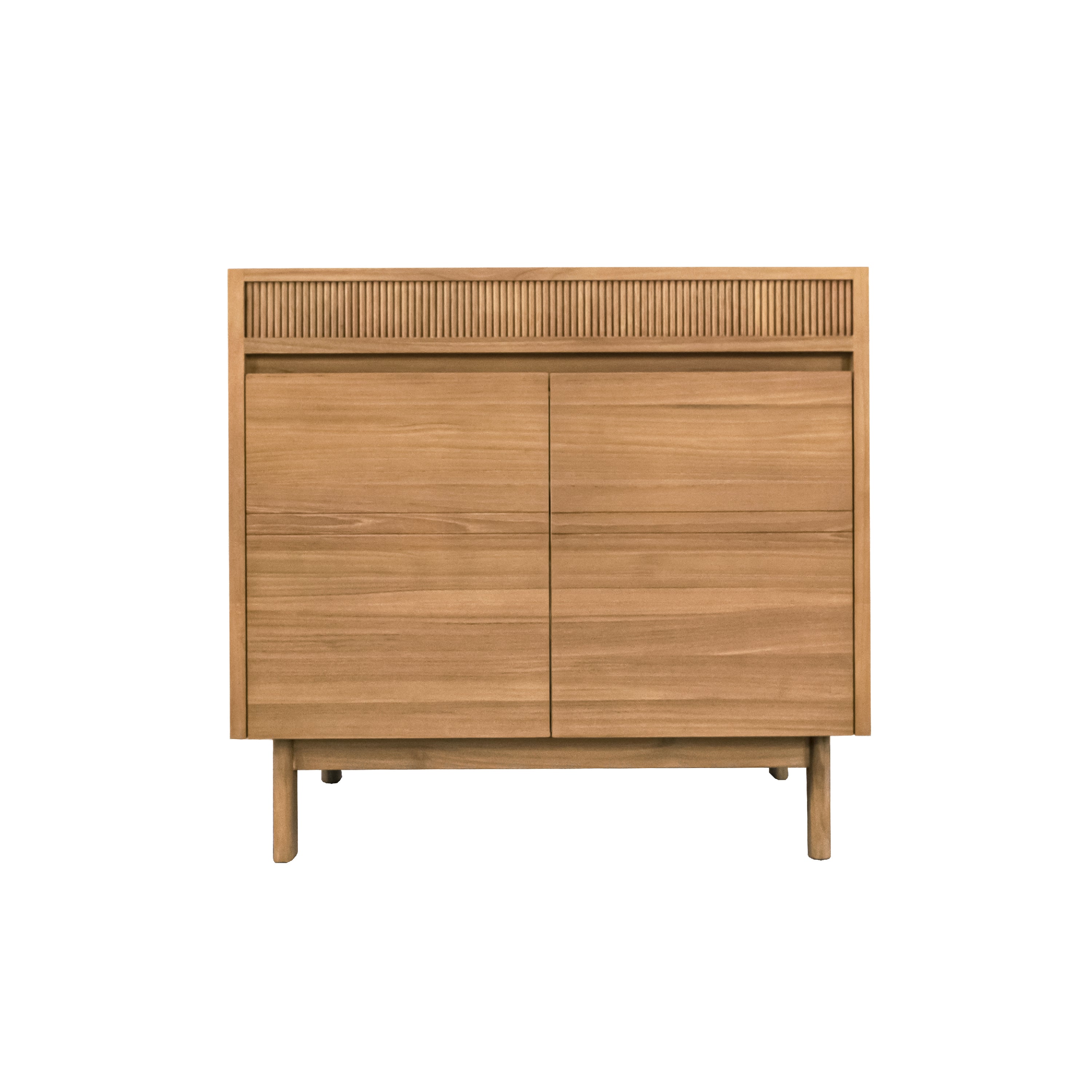 natural teak vanity base