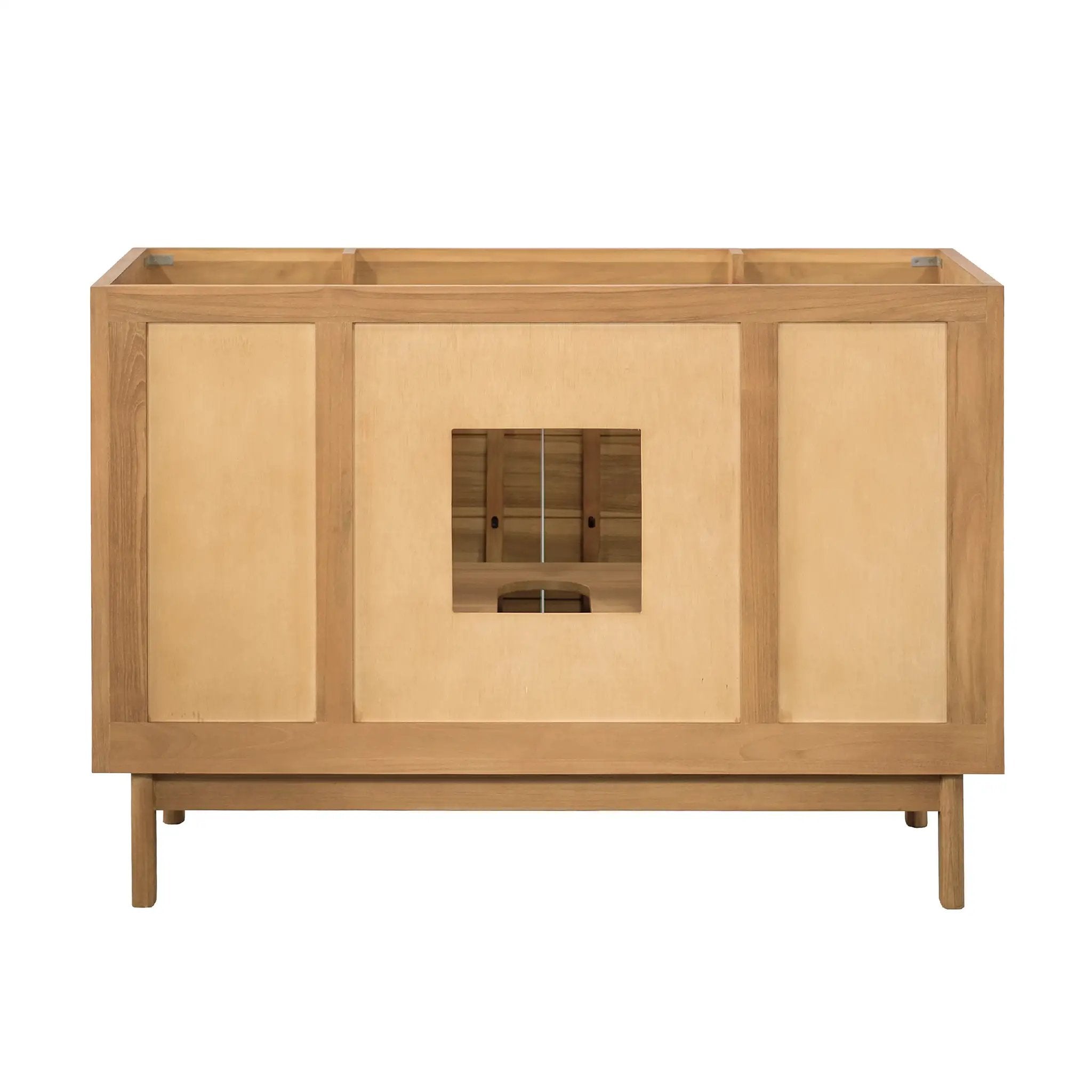 natural teak vanity set
