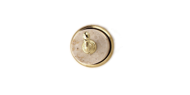 polished brass robe hook