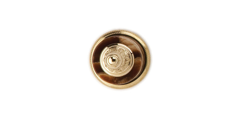 polished brass robe hook