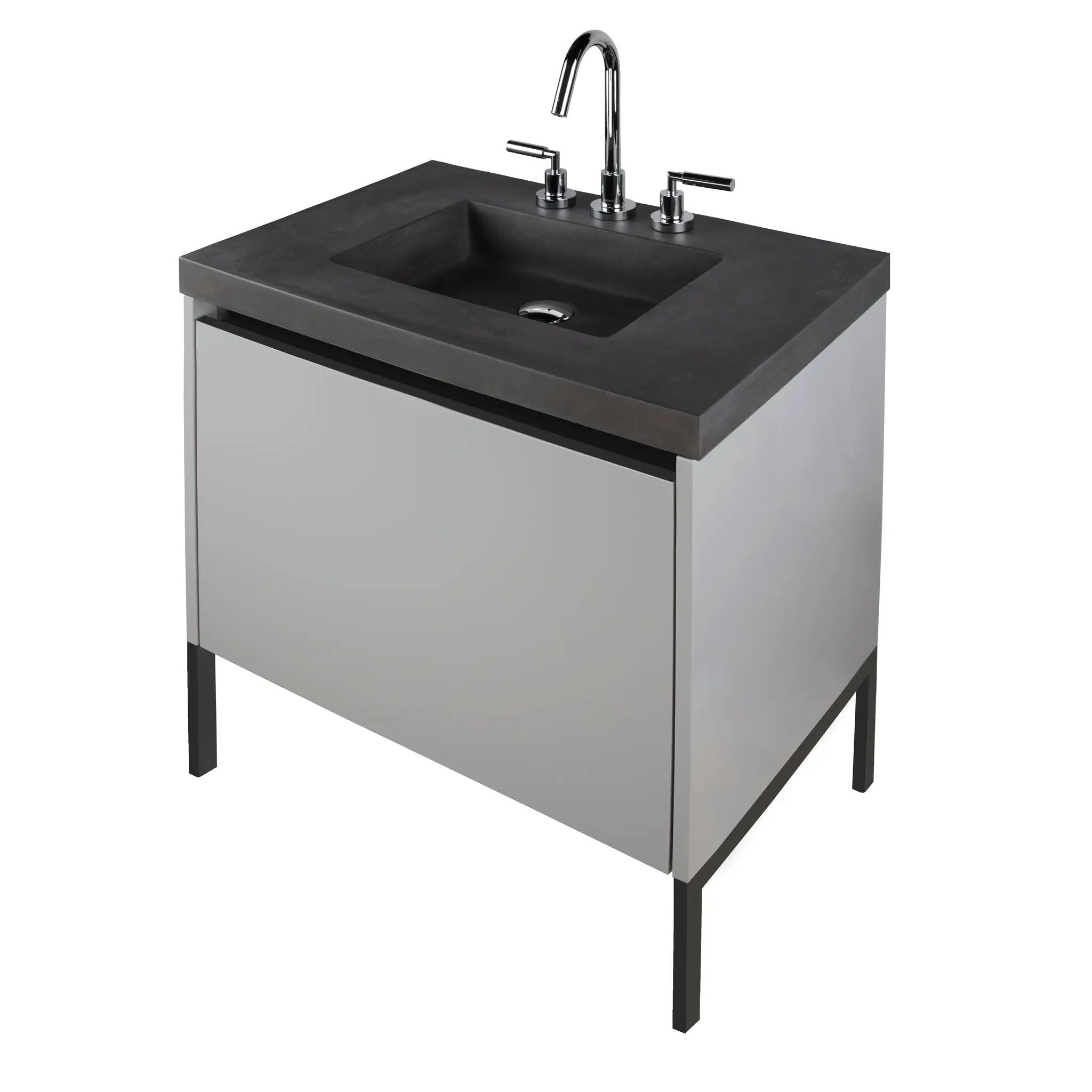 Lacava Kubista 30" Wall-Mount Under Counter Vanity by Lacava