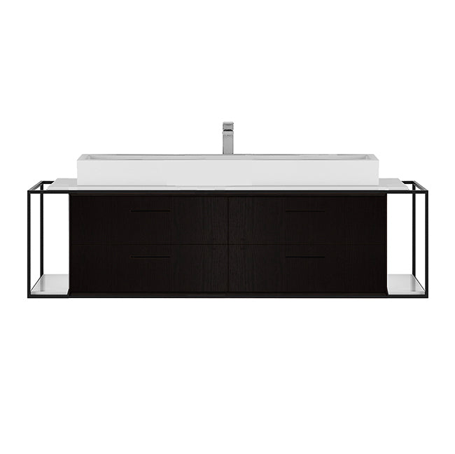 Lacava Linea 60" Wall Mount Under Counter Vanity