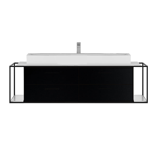 Lacava Linea 60" Wall Mount Under Counter Vanity