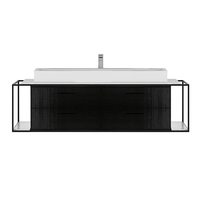 Lacava Linea 60" Wall Mount Under Counter Vanity