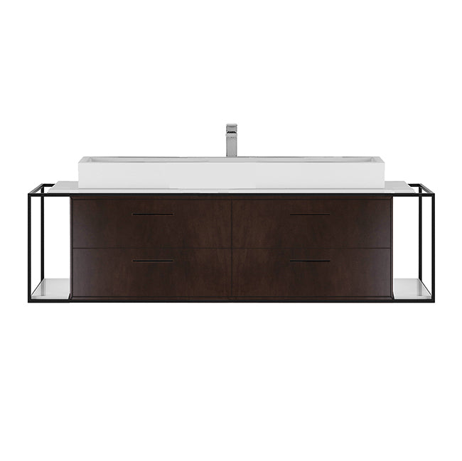 Lacava Linea 60" Wall Mount Under Counter Vanity