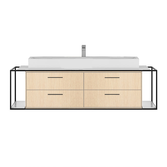 Lacava Linea 60" Wall Mount Under Counter Vanity